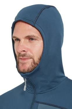 Rab Fleece & Mid Layer-Mens Superflux Hoody - Tempest Blue