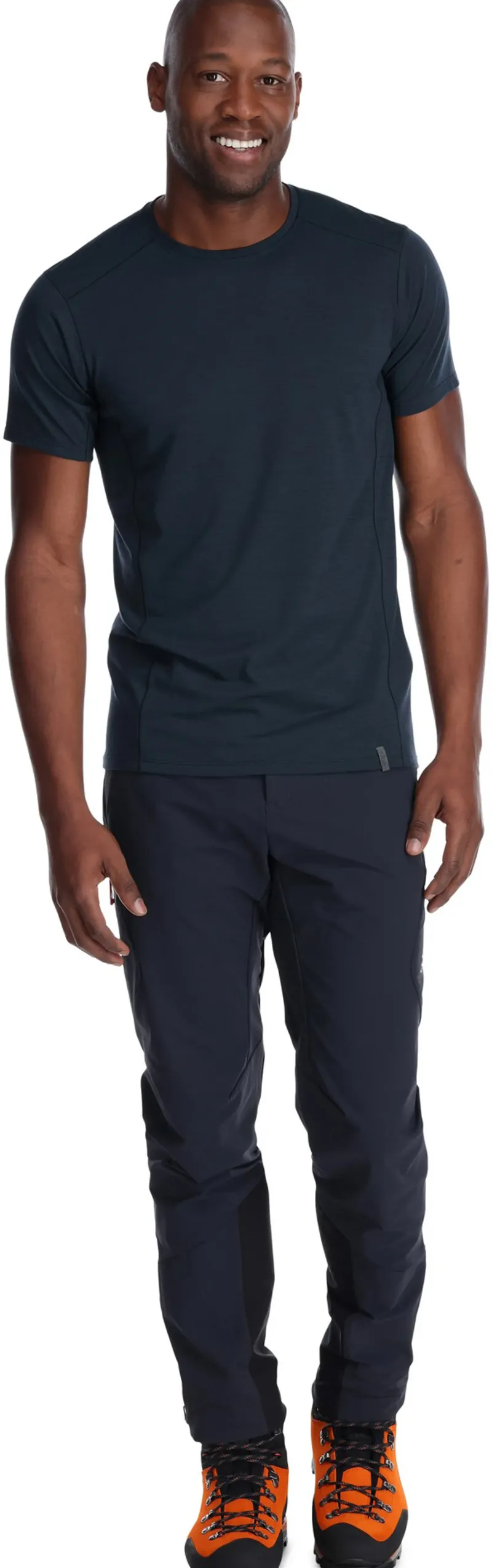 Rab T-Shirts & Baselayers-Mens Syncrino Base Tee - Beluga