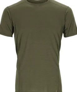 Rab T-Shirts & Baselayers-Mens Syncrino Base Tee - Olive-Olive