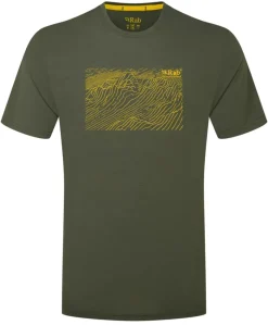 Rab T-Shirts & Baselayers-Mens Syncrino Ridge Tee - Olive