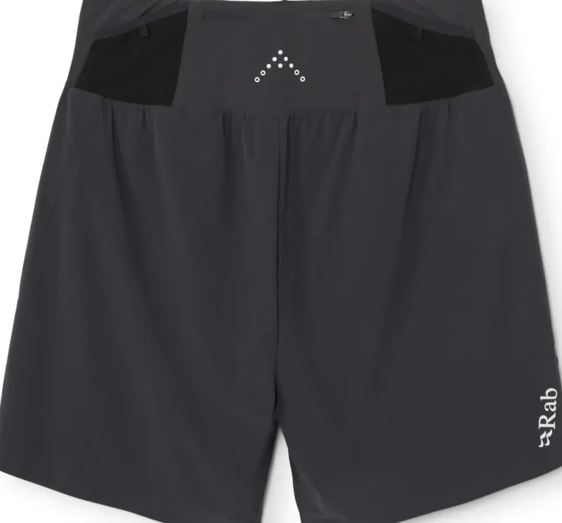 Rab Shorts-Mens Talus 2 in 1 Shorts - Ebony