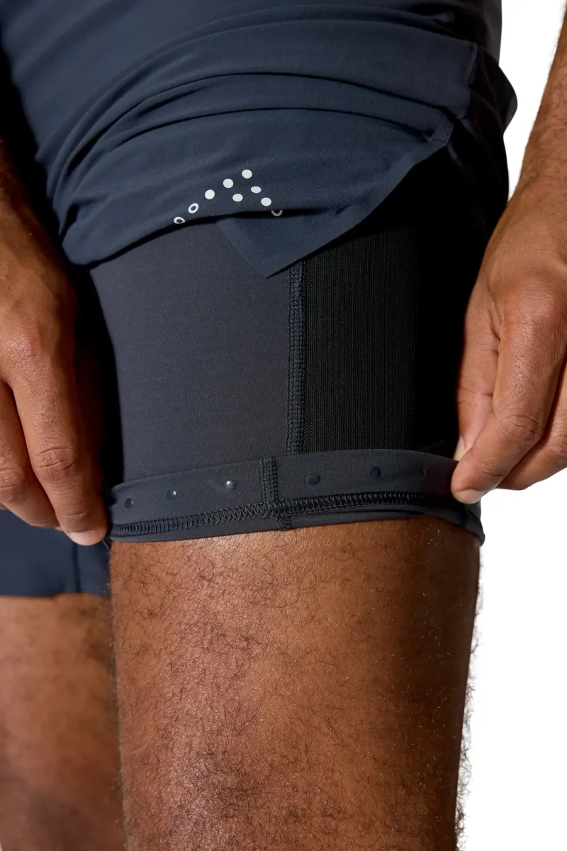 Rab Shorts-Mens Talus 2 in 1 Shorts - Ebony