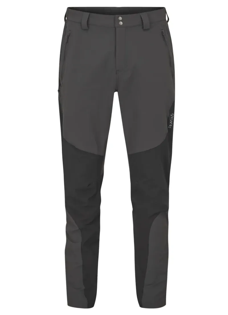 Rab Trousers & Leg Wear-Mens Torque Mountain Pants - Anthracite-Black