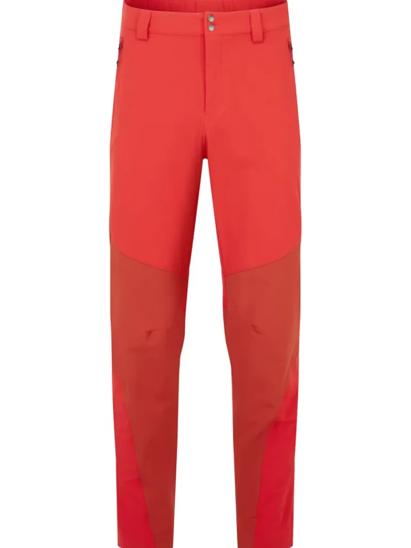 Rab Trousers & Leg Wear-Mens Torque Mountain Pants - Dark Horizon-Tuscan Red