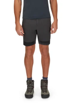 Rab Shorts-Mens Torque Mountain Shorts - Graphene-Anthracite