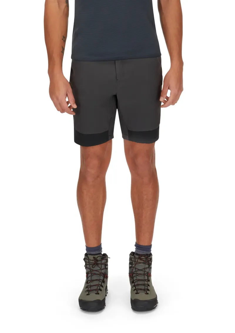 Rab Shorts-Mens Torque Mountain Shorts - Graphene-Anthracite