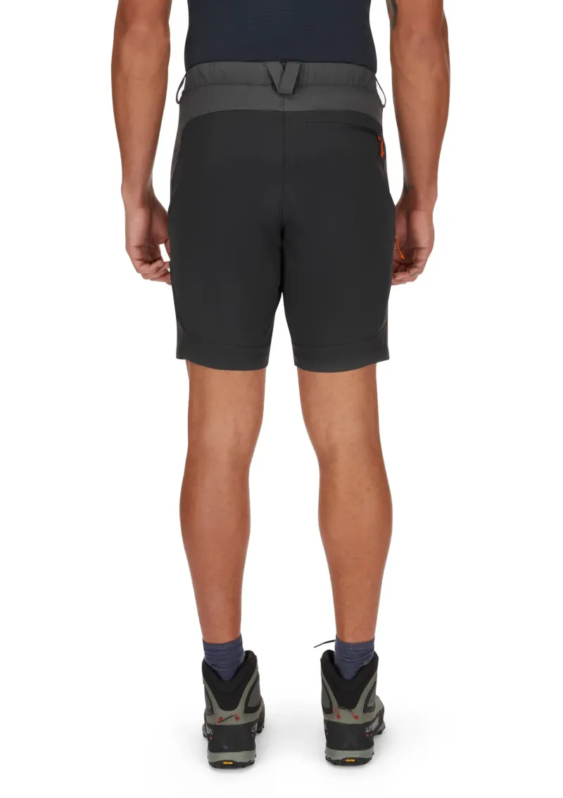 Rab Shorts-Mens Torque Mountain Shorts - Graphene-Anthracite
