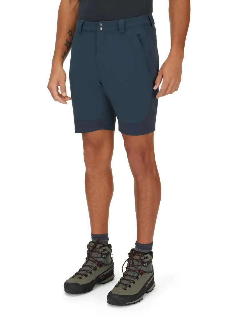 Rab Shorts-Mens Torque Mountain Shorts - Tempest Blue-Deep Ink