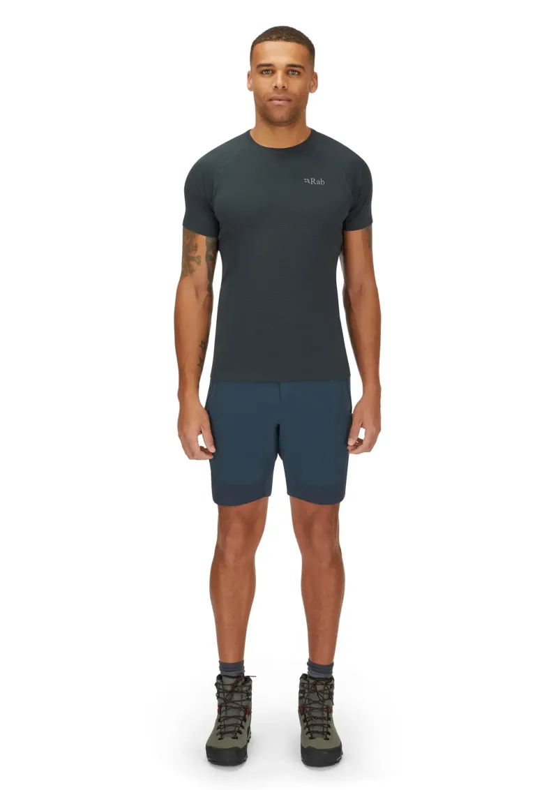 Rab Shorts-Mens Torque Mountain Shorts - Tempest Blue-Deep Ink