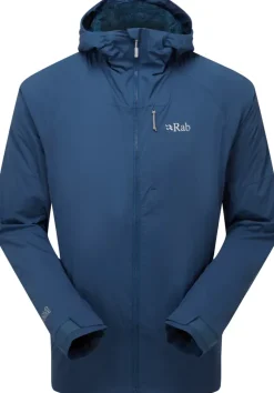 Rab Softshell Jackets-Mens Vapour-Rise Summit Jacket - Tempest Blue