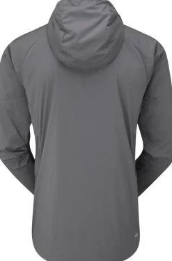 Rab Softshell Jackets-Mens Vapour-Rise Summit Jacket - Graphene