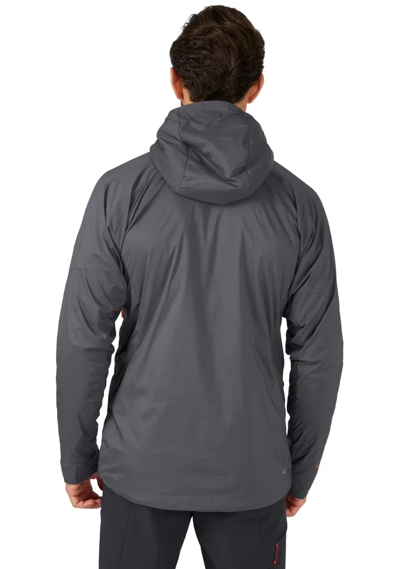 Rab Softshell Jackets-Mens Vapour-Rise Summit Jacket - Graphene