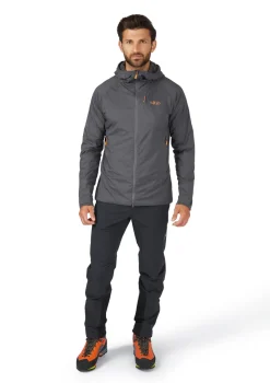 Rab Softshell Jackets-Mens Vapour-Rise Summit Jacket - Graphene