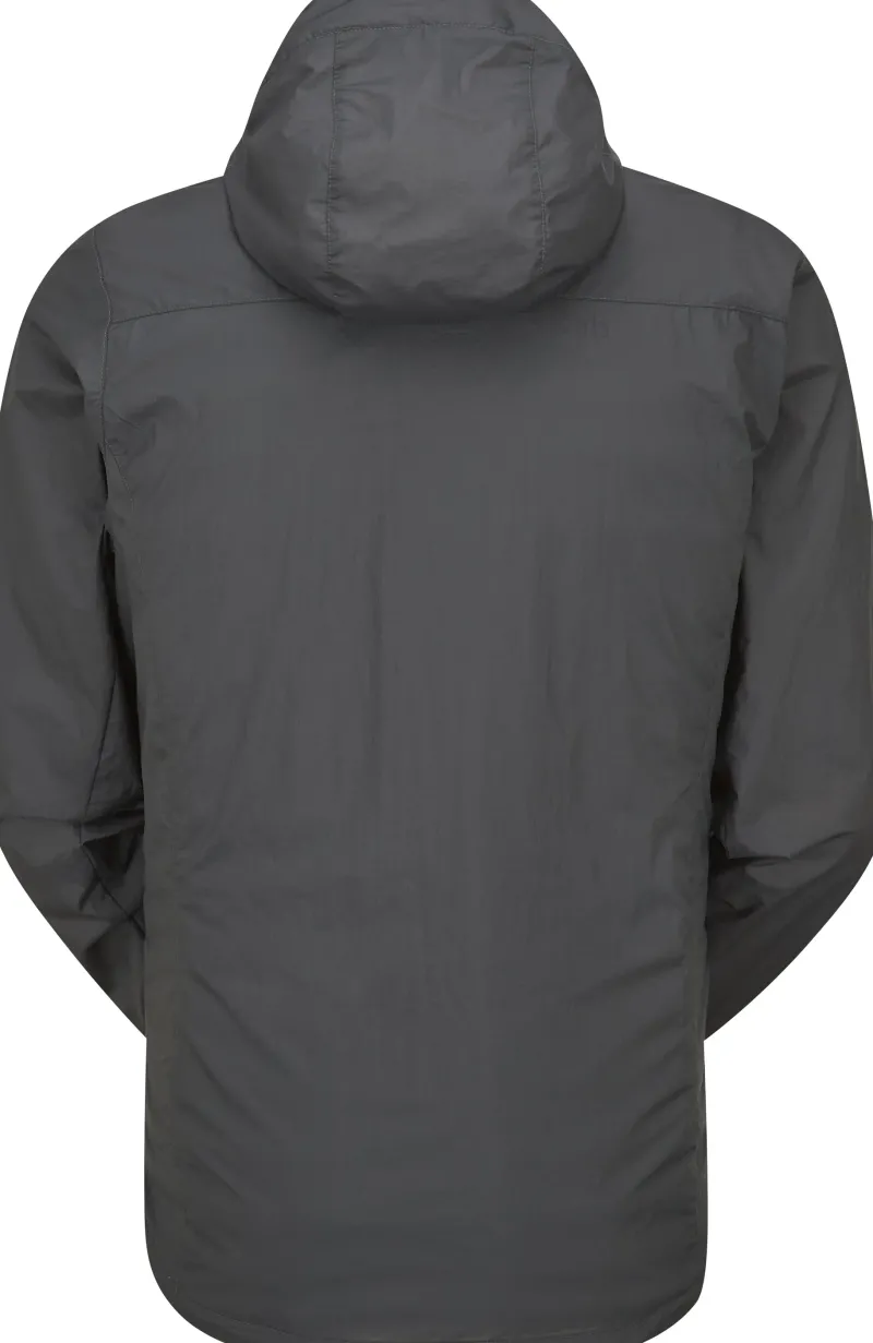 Rab Windshirts-Mens Vital Hoody - Graphene-Marmalade