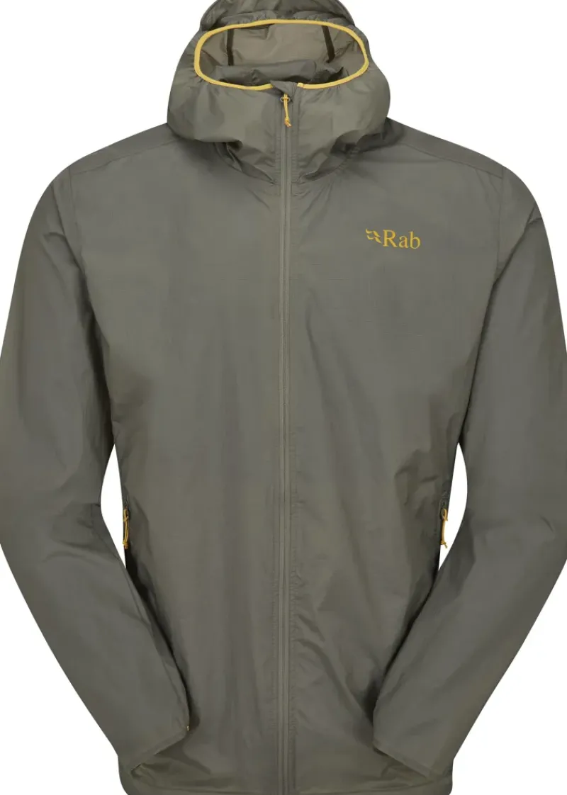 Rab Windshirts-Mens Vital Hoody - Light Khaki