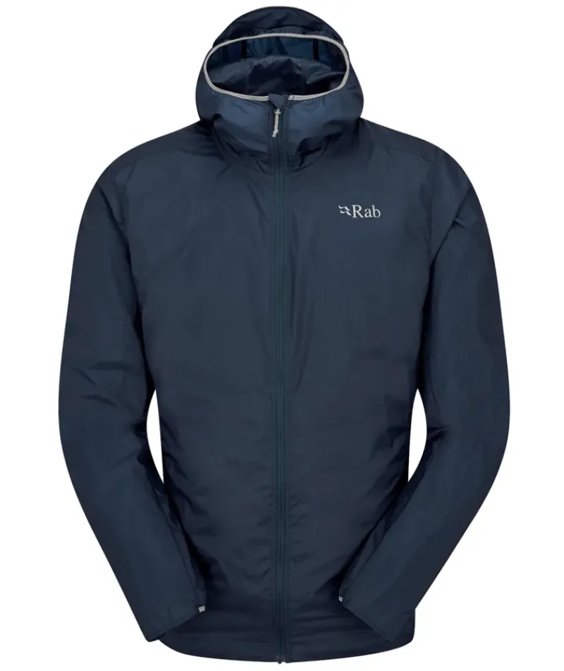 Rab Windshirts-Mens Vital Hoody - Tempest Blue