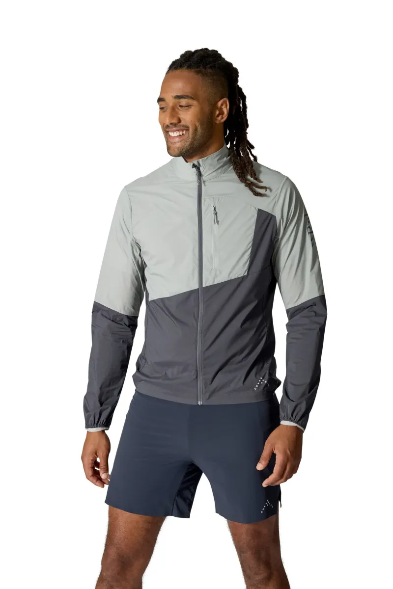 Rab Windshirts-Mens Windveil Jacket - Light Zinc-Graphene