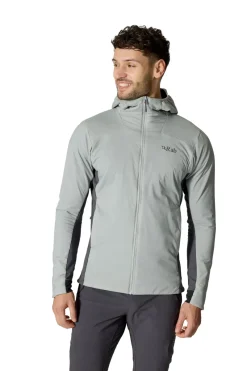 Rab Insulated Jackets-Mens Xenair Alpine Flex Jacket - Light Zinc