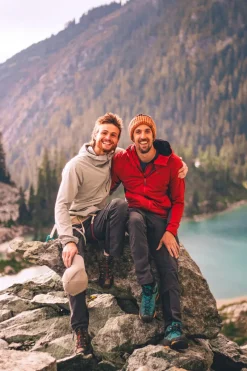 Rab Insulated Jackets-Mens Xenair Alpine Flex Jacket - Tuscan Red
