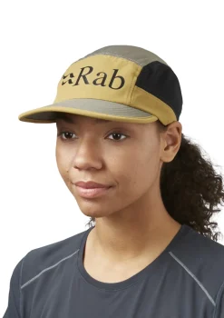 Rab Hats-Momentum 5 Panel Cap - Footprint-Light Khaki