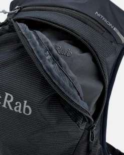 Rab Fast & Light Rucksacks And Vests-Nitron 12 Rucksack - Anthracite