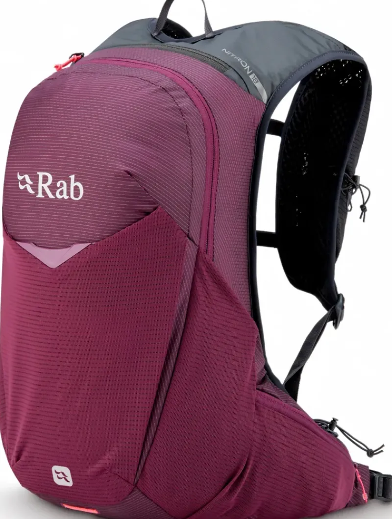 Rab Fast & Light Rucksacks And Vests-Nitron 18 Rucksack - Mulberry