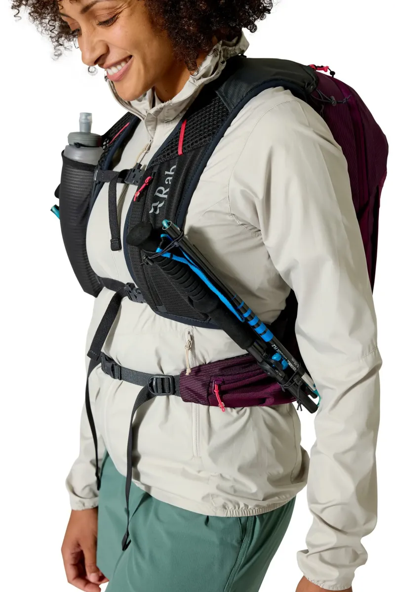 Rab Fast & Light Rucksacks And Vests-Nitron 18 Rucksack - Mulberry