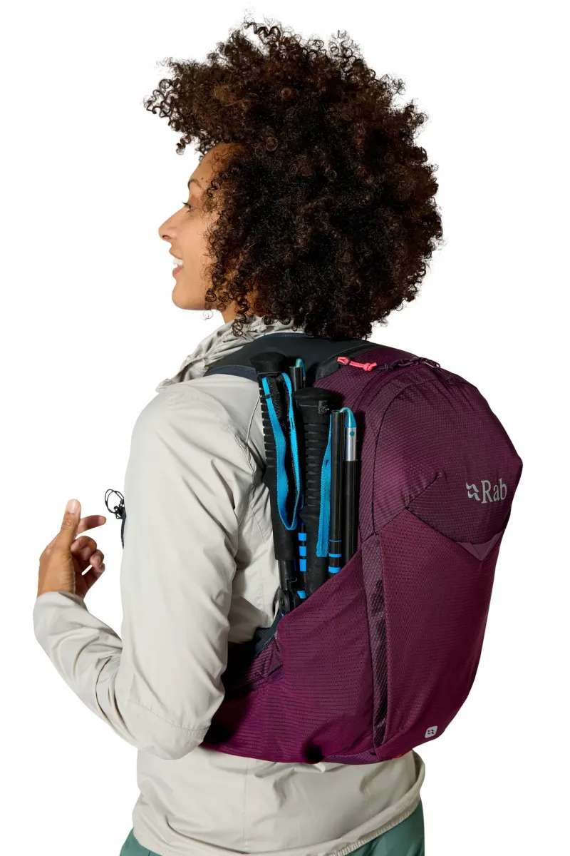 Rab Fast & Light Rucksacks And Vests-Nitron 18 Rucksack - Mulberry