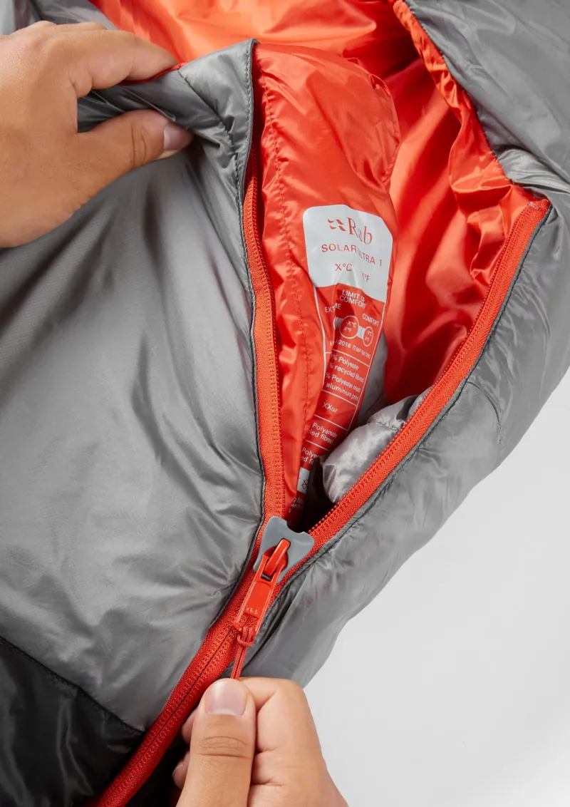Rab Backpacking & Lightweight Sleeping Bags-Solar Ultra 1 Sleeping Bag - Long