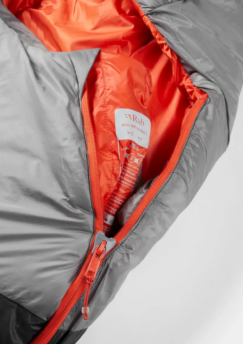 Rab Backpacking & Lightweight Sleeping Bags-Solar Ultra 1 Sleeping Bag - Long