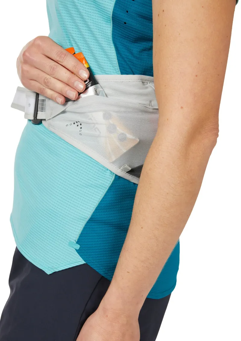 Rab Fast & Light Rucksacks And Vests-Veil 1 Running Belt - Gargoyle-Graphene