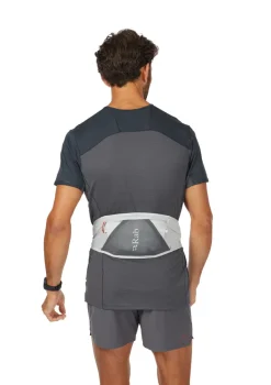 Rab Fast & Light Rucksacks And Vests-Veil 1 Running Belt - Gargoyle-Graphene