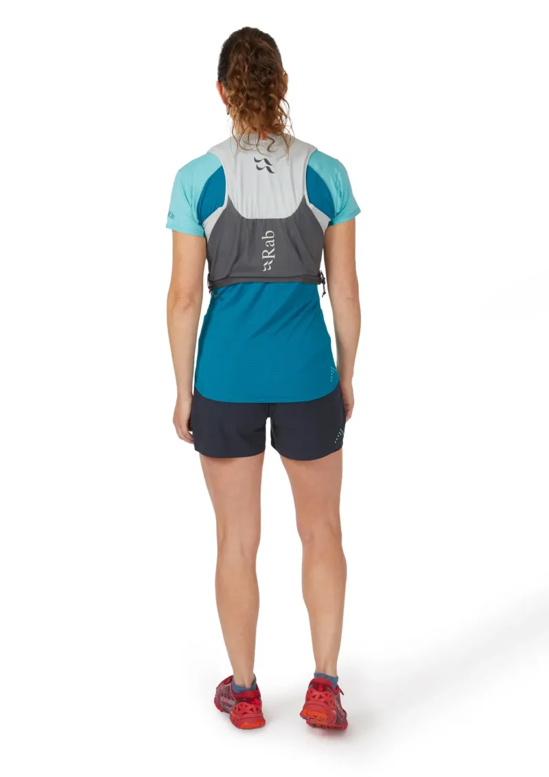 Rab Fast & Light Rucksacks And Vests-Veil 6 Running Vest - Gargoyle-Graphene