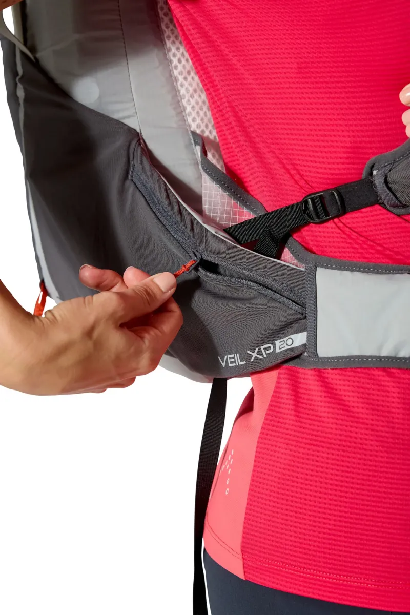 Rab Fast & Light Rucksacks And Vests-Veil XP 20 Waterproof Rucksack - Pewter-Graphene
