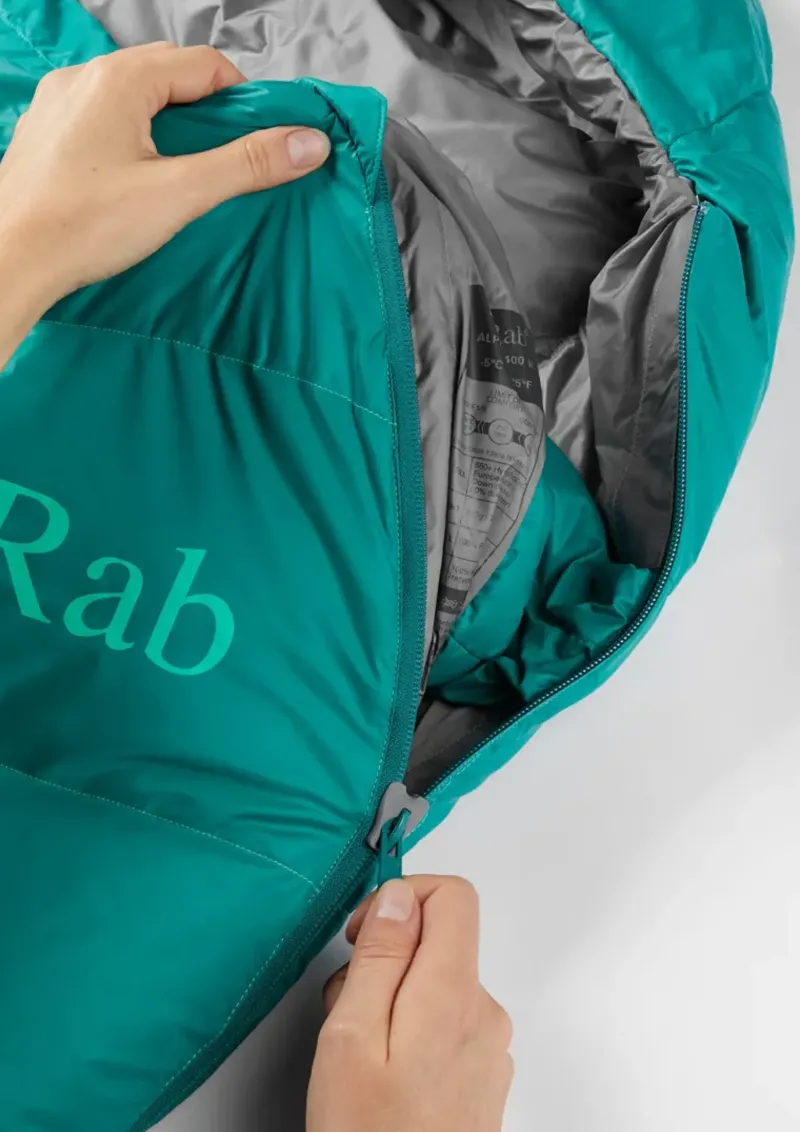 Rab Backpacking & Lightweight Sleeping Bags-Womens Alpine 400 Sleeping Bag - Regular