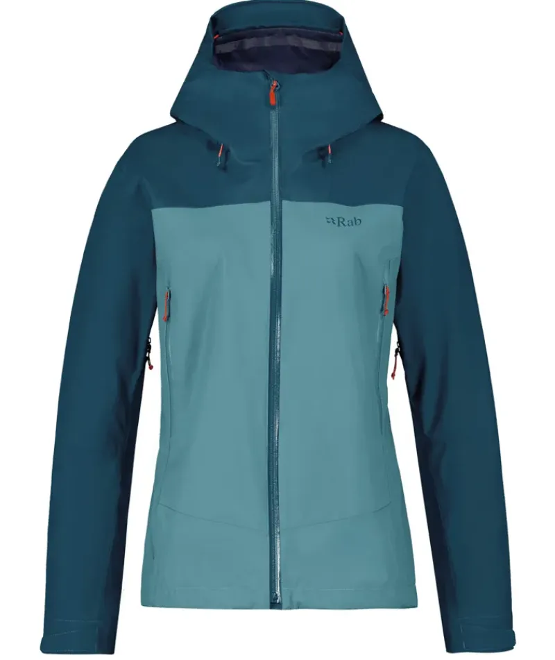 Rab Waterproof Jackets-Womens Arc Eco Jacket - Orion Blue-Citadel