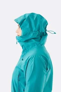 Rab Waterproof Jackets-Womens Arc Eco Jacket - Storm Green