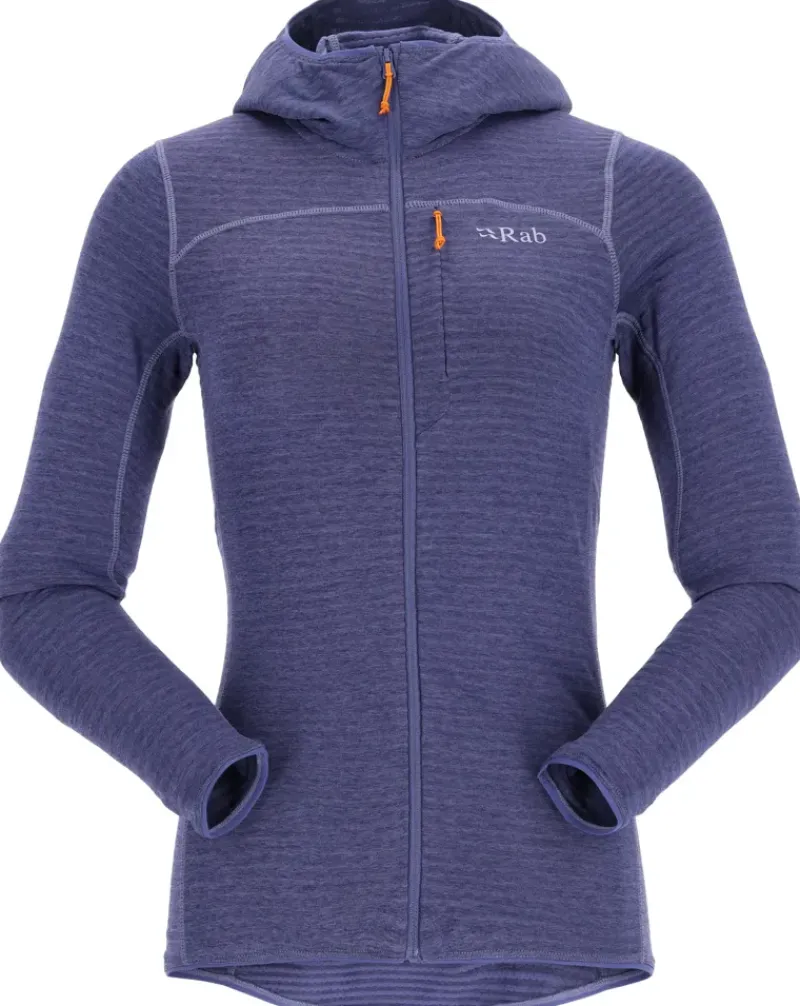 Rab Fleece & Mid Layer-Womens Ascendor Light Hoody - Patriot Blue