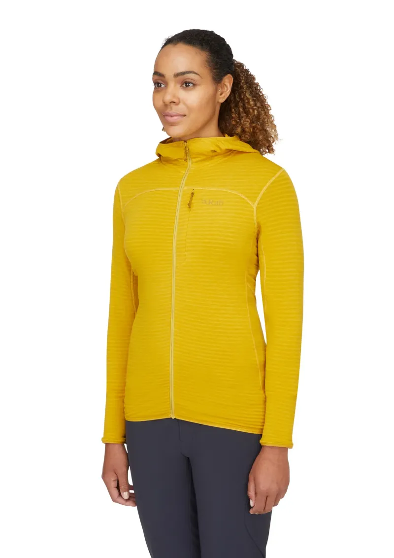 Rab Fleece & Mid Layer-Womens Ascendor Light Hoody - Sahara