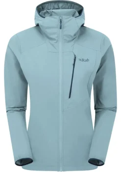 Rab Softshell Jackets-Womens Borealis Alpine Hoody - Citadel