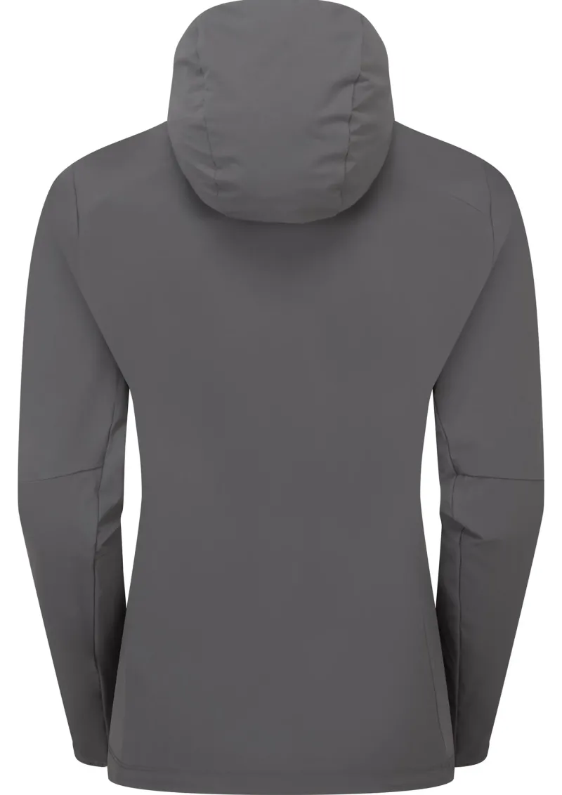 Rab Softshell Jackets-Womens Borealis Alpine Hoody - Graphene