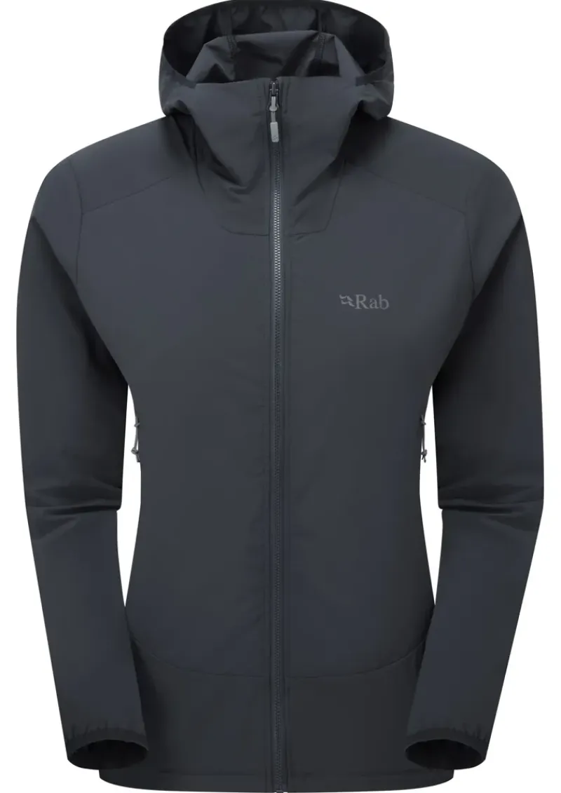 Rab Softshell Jackets-Womens Borealis Hoody - Beluga