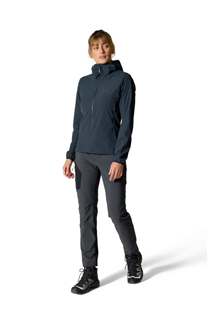 Rab Softshell Jackets-Womens Borealis Hoody - Beluga