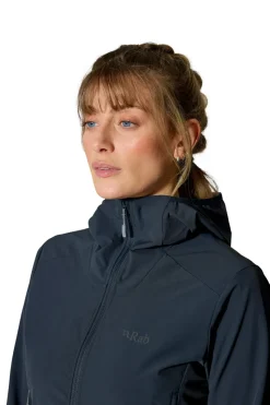 Rab Softshell Jackets-Womens Borealis Hoody - Beluga