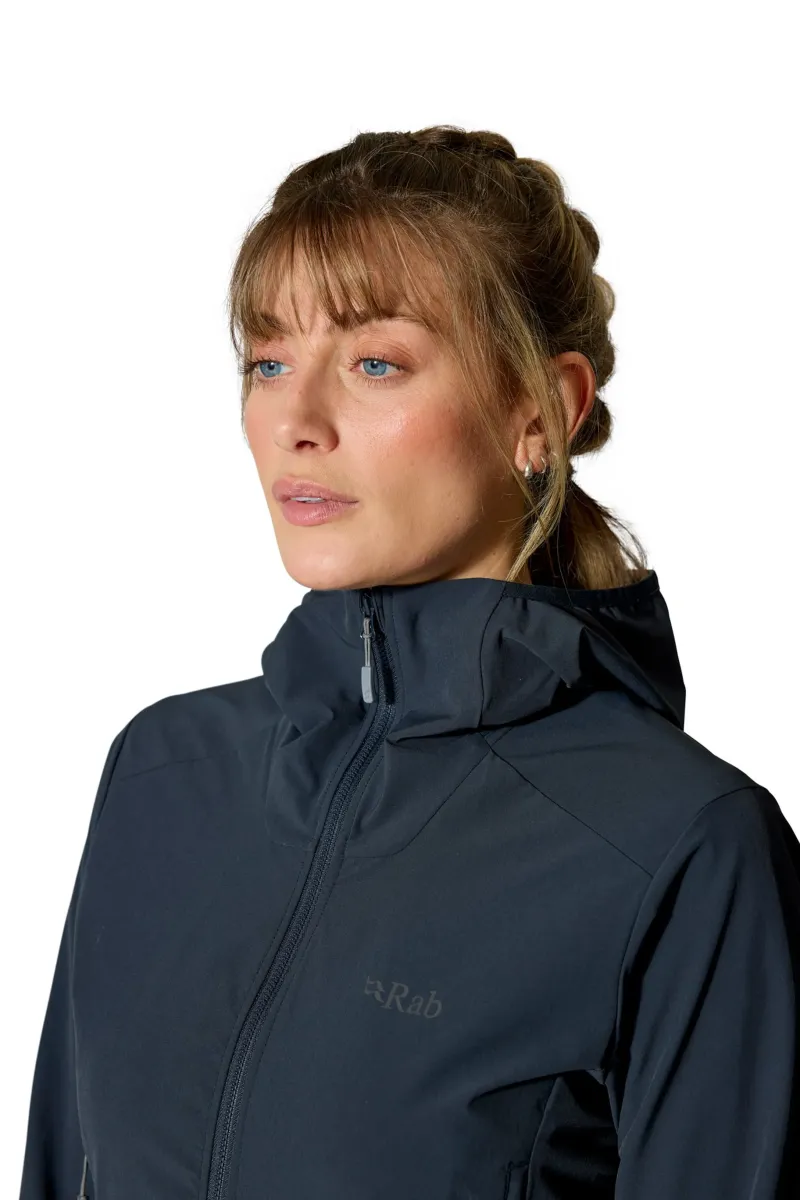 Rab Softshell Jackets-Womens Borealis Hoody - Beluga