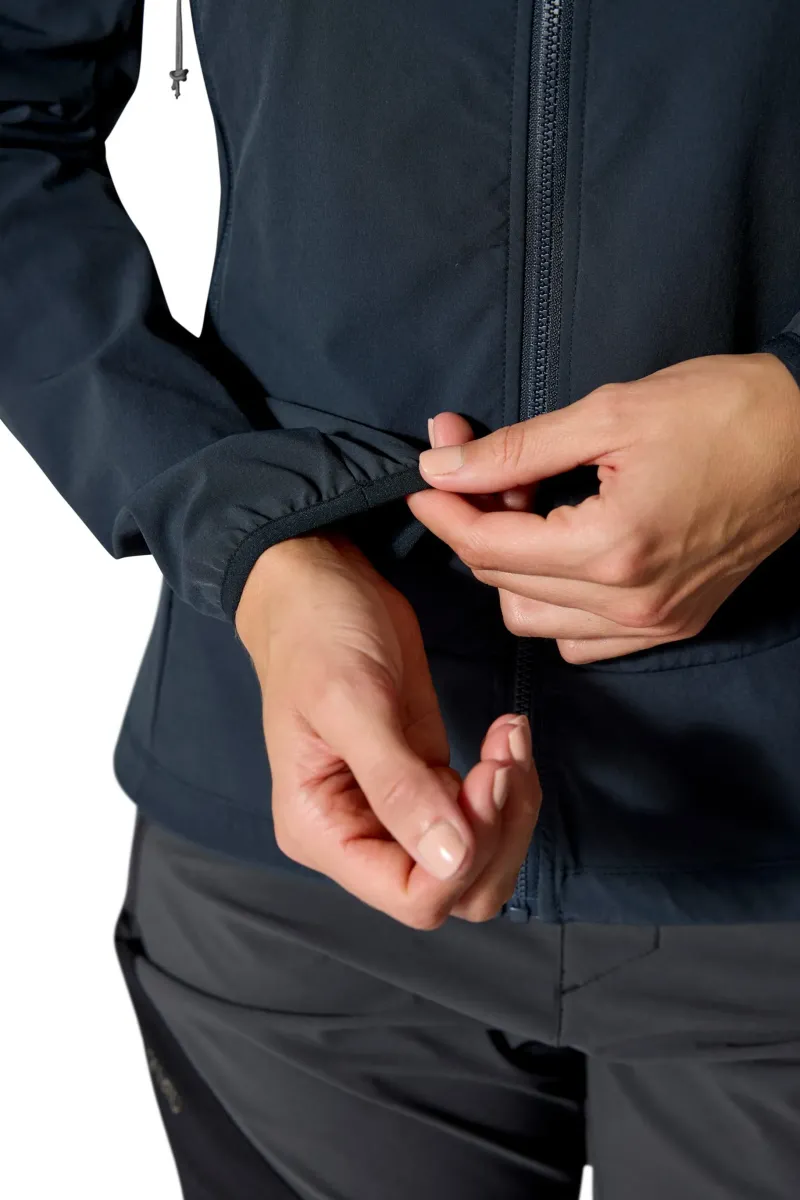 Rab Softshell Jackets-Womens Borealis Hoody - Beluga