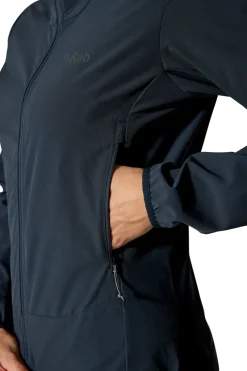 Rab Softshell Jackets-Womens Borealis Hoody - Beluga