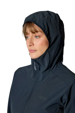 Rab Softshell Jackets-Womens Borealis Hoody - Beluga