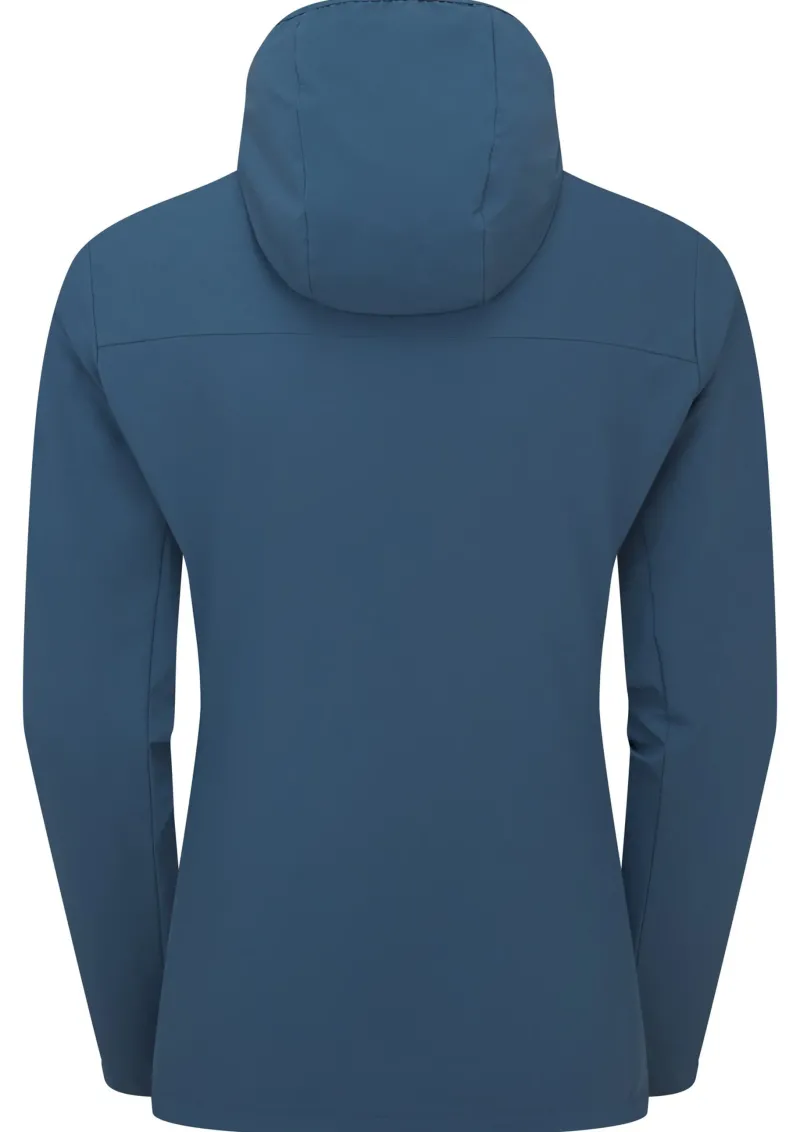 Rab Softshell Jackets-Womens Borealis Hoody - Tempest Blue