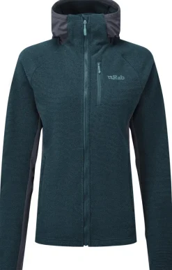 Rab Fleece & Mid Layer-Womens Capacitor Hoody - Orion Blue